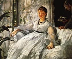 Edouard Manet Reading Sweden oil painting art